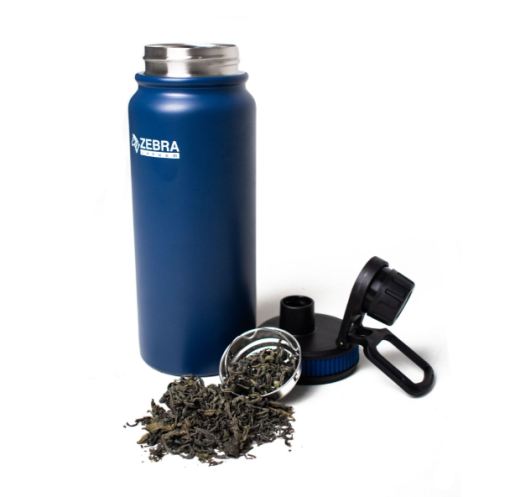 Bình giữ nhiệt inox 304 Zebra Thái Lan 600ml màu Navy - Ảnh 3