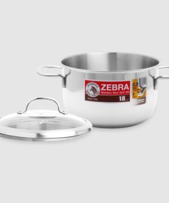Alternative view of Nồi inox 304 Zebra Extreme nắp kiếng 18cm