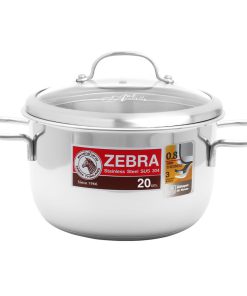 Nồi inox 304 Zebra Extreme nắp kiếng 20cm