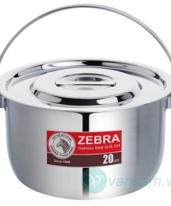 Thố inox 304 Zebra Thái Lan 20cm có quai xách