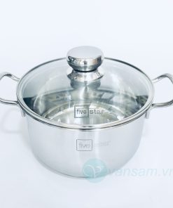 Alternative view of Bộ 3 nồi inox cao cấp Fivestar nắp kiếng