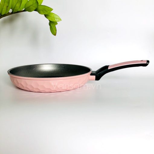 Chảo cạn đá Korea King 28cm màu hồng - Sx tại Hàn Quốc - Ảnh 3