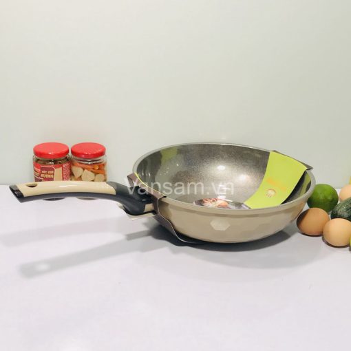 Chảo đá Korea King Hàn Quốc 24cm WOK - Ảnh 2