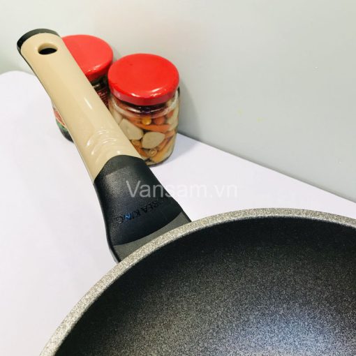 Chảo Đá Korea King 28cm - Sx tại Hàn Quốc - Màu Kem - Ảnh 6