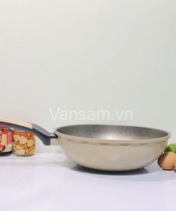 Chảo Đá Korea King 28cm - Sx tại Hàn Quốc - Màu Kem