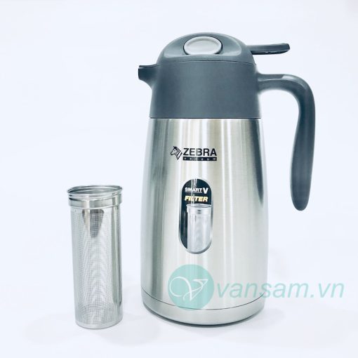 Bình giữ nhiệt inox 304 Zebra Thái Lan 2 lít có lưới lọc