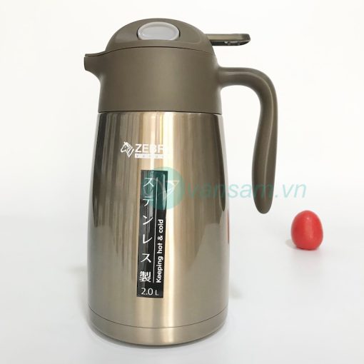 Bình giữ nhiệt Zebra Smart Thái Lan 2 lít màu gold