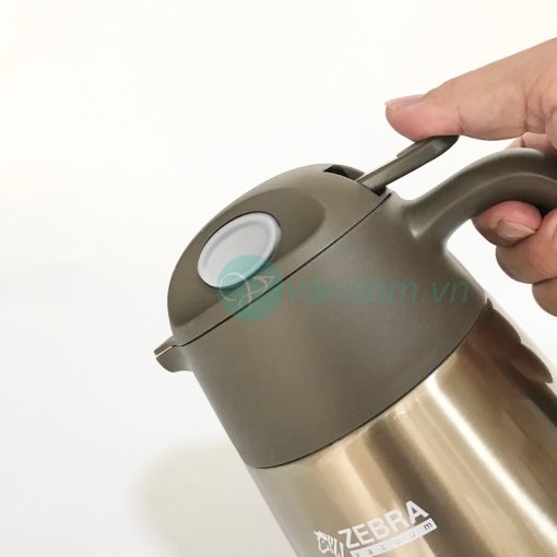 Bình giữ nhiệt Zebra Smart Thái Lan 2 lít màu gold - Ảnh 3