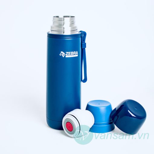 Bình giữ nhiệt Zebra Picnic 500ml màu Navy - Ảnh 2