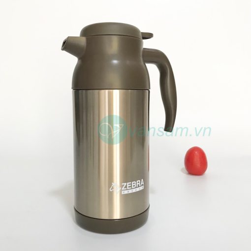 Bình ủ trà giữ nhiệt Zebra Thái Lan 1200ml màu gold - Ảnh 3