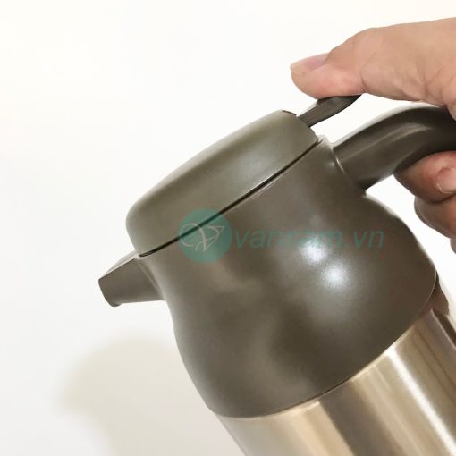 Bình ủ trà giữ nhiệt Zebra Thái Lan 1200ml màu gold - Ảnh 5