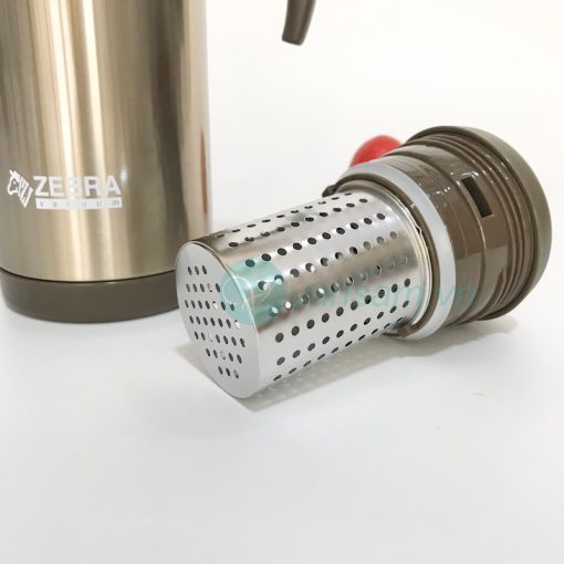 Bình ủ trà giữ nhiệt Zebra Thái Lan 1200ml màu gold - Ảnh 6