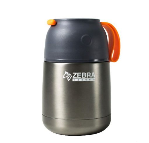 Bình ủ cháo giữ nhiệt zebra Thái Lan 450ml-inox 304 - Ảnh 5