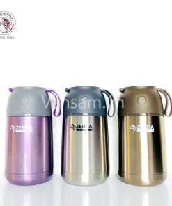 Bình ủ cháo giữ nhiệt Zebra Thái Lan 650ml-inox 304