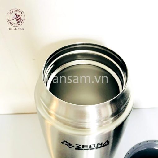 Bình ủ cháo giữ nhiệt Zebra Thái Lan 650ml-inox 304 - Ảnh 5