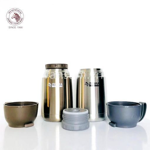 Bình ủ cháo giữ nhiệt Zebra Thái Lan 650ml-inox 304 - Ảnh 3