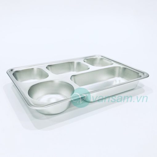 Bộ 2 khay cơm inox 304 size lớn - Ảnh 2