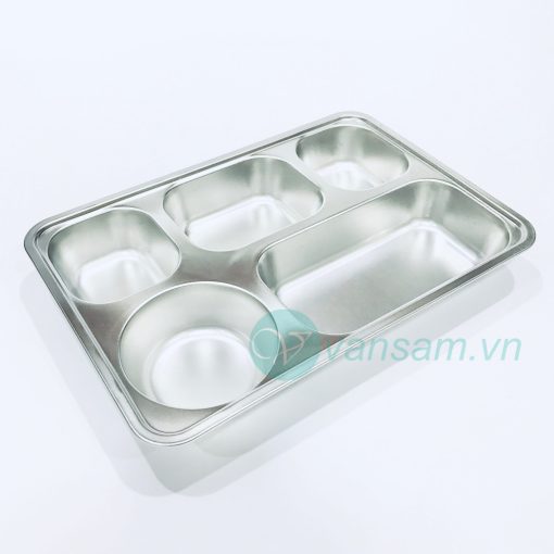 Bộ 2 khay cơm inox 304 size lớn - Ảnh 3