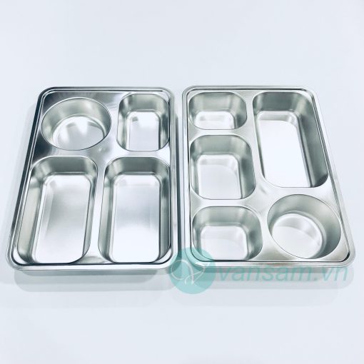 Bộ 2 khay cơm inox 304 size lớn - Ảnh 8