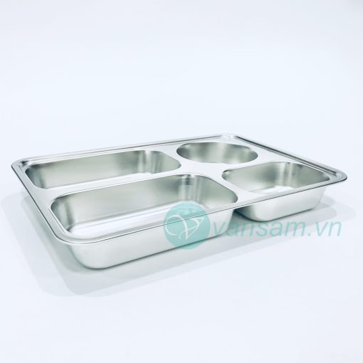 Bộ 2 khay cơm inox 304 size lớn - Ảnh 6