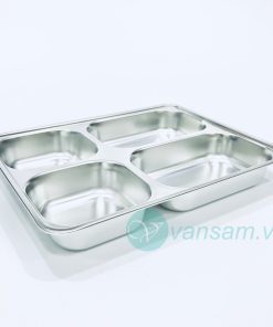 Alternative view of Bộ 2 khay cơm inox 304 size nhỏ