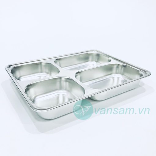 Bộ 2 khay cơm inox 304 size nhỏ - Ảnh 2
