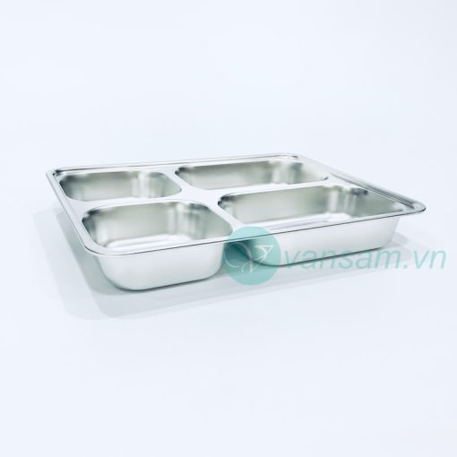 Bộ 2 khay cơm inox 304 size nhỏ - Ảnh 3