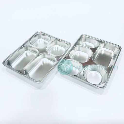 Bộ 2 khay cơm inox 304 size nhỏ - Ảnh 4