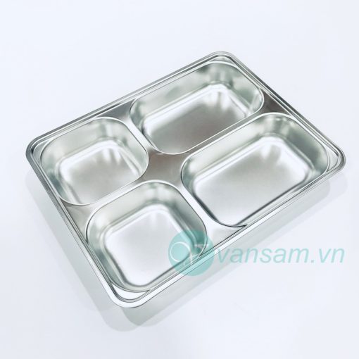 Bộ 2 khay cơm inox 304 size nhỏ - Ảnh 5