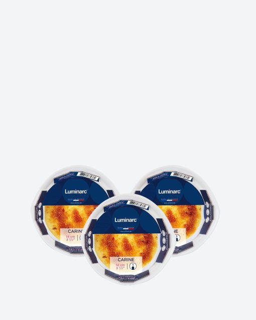 Bộ 3 khay nướng Luminarc tròn 14cm - Made in France - Ảnh 2