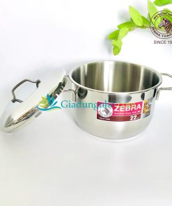 Alternative view of Bộ 3 nồi inox 304 Zebra Thái Lan nắp vòm