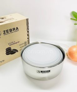 Alternative view of Bộ 4 thố inox 304 Zebra kèm nắp 12-14-16-18cm