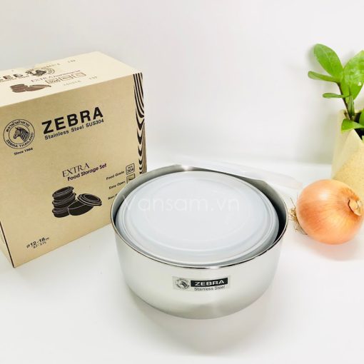 Bộ 4 thố inox 304 Zebra kèm nắp 12-14-16-18cm - Ảnh 2