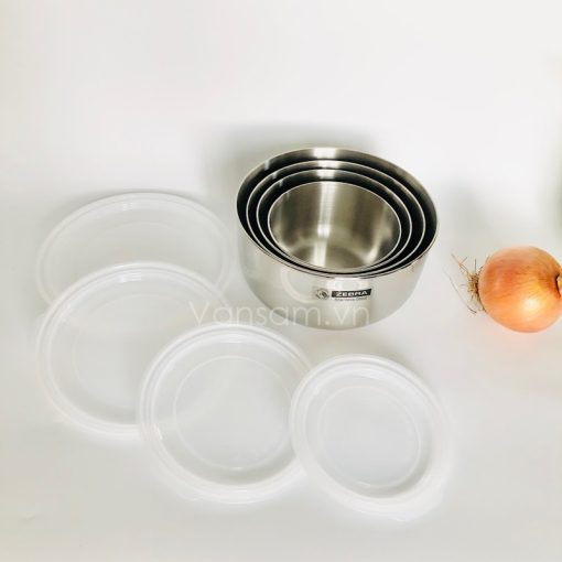 Bộ 4 thố inox 304 Zebra kèm nắp 12-14-16-18cm - Ảnh 6