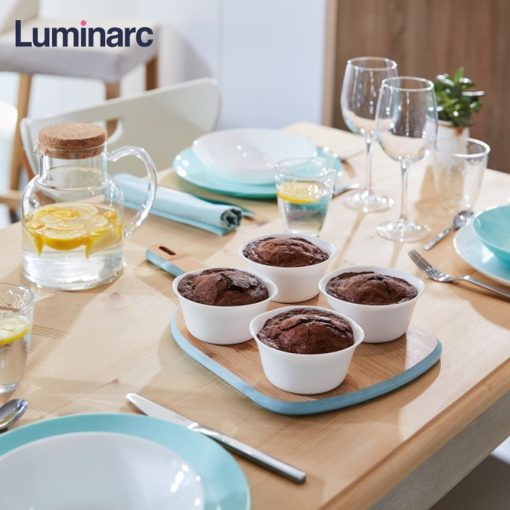 Bộ 6 khay nướng Luminarc tròn 11cm - Made in France - Ảnh 3