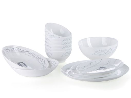 Bộ bàn ăn Luminarc Diwali Marble 12 món - Ảnh 2