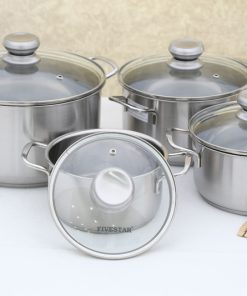 Alternative view of Bộ 4 nồi 3 đáy inox Fivestar