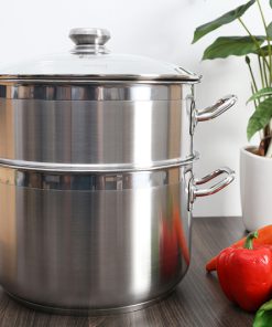 Bộ Nồi Xửng Hấp Nắp Kiếng Fivestar 28cm