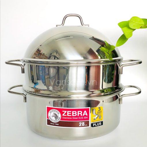 Nồi xửng hấp Zebra 28cm - Sản xuất tại Thái Lan