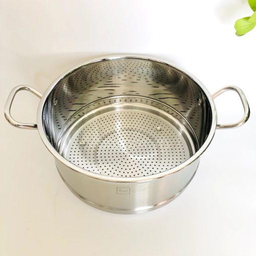Bộ Nồi Xửng Hấp Nắp Kiếng Fivestar 30cm - Ảnh 6