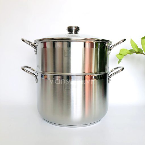 Bộ Nồi Xửng Hấp Nắp Kiếng Fivestar 30cm