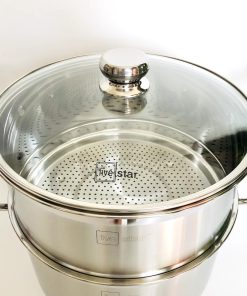Alternative view of Bộ Nồi Xửng Hấp Nắp Kiếng Fivestar 30cm