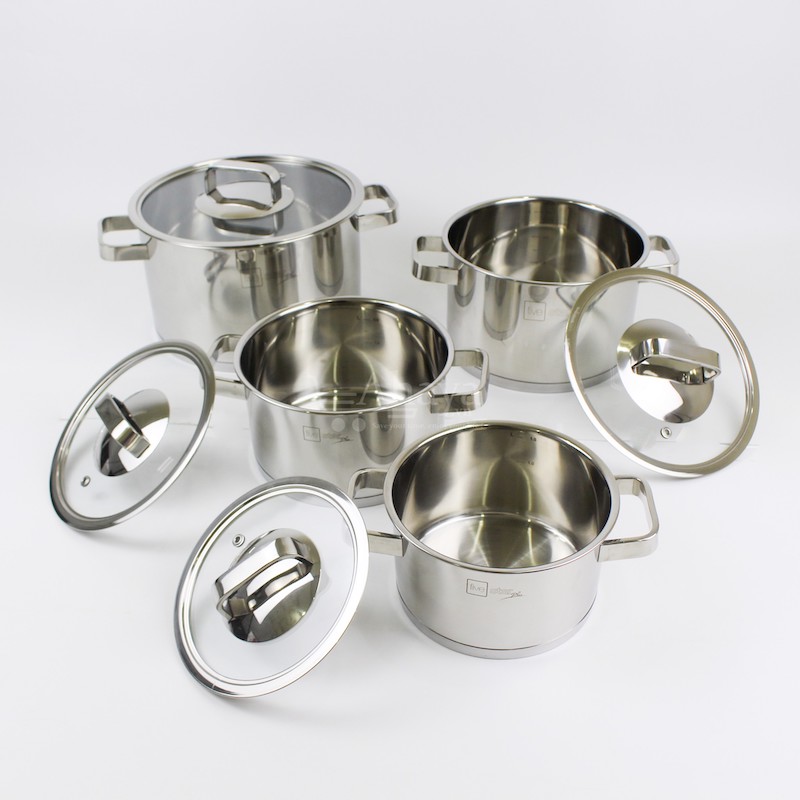 Bộ nồi 3 đáy inox 304 Fivestar Roman