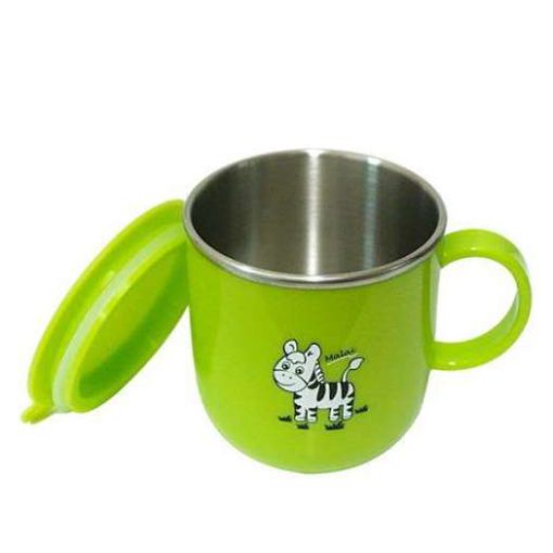 Ca nước inox 304 2 lớp Zebra Thái Lan xanh lá - Ảnh 2