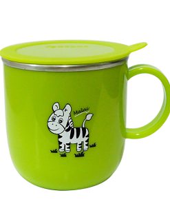 Ca nước inox 304 2 lớp Zebra Thái Lan xanh lá