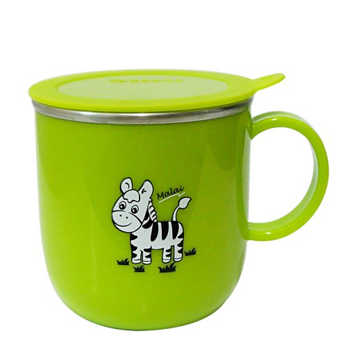 Ca nước inox 304 2 lớp Zebra Thái Lan xanh lá