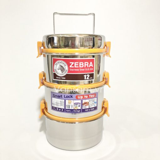 Camen Zebra 3 ngăn kín có thể đựng canh