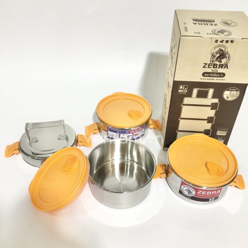 Camen Zebra 3 ngăn kín có thể đựng canh - Ảnh 4