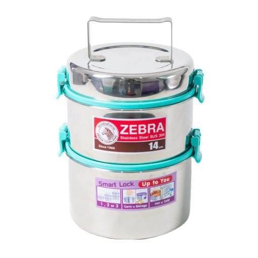 Camen 2 ngăn chống tràn Zebra Thái Lan 14cm
