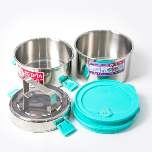 Camen 2 ngăn chống tràn Zebra Thái Lan 14cm - Ảnh 2